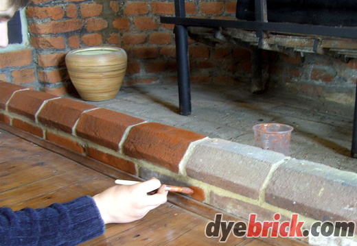 Hearth Bricks Applying 3